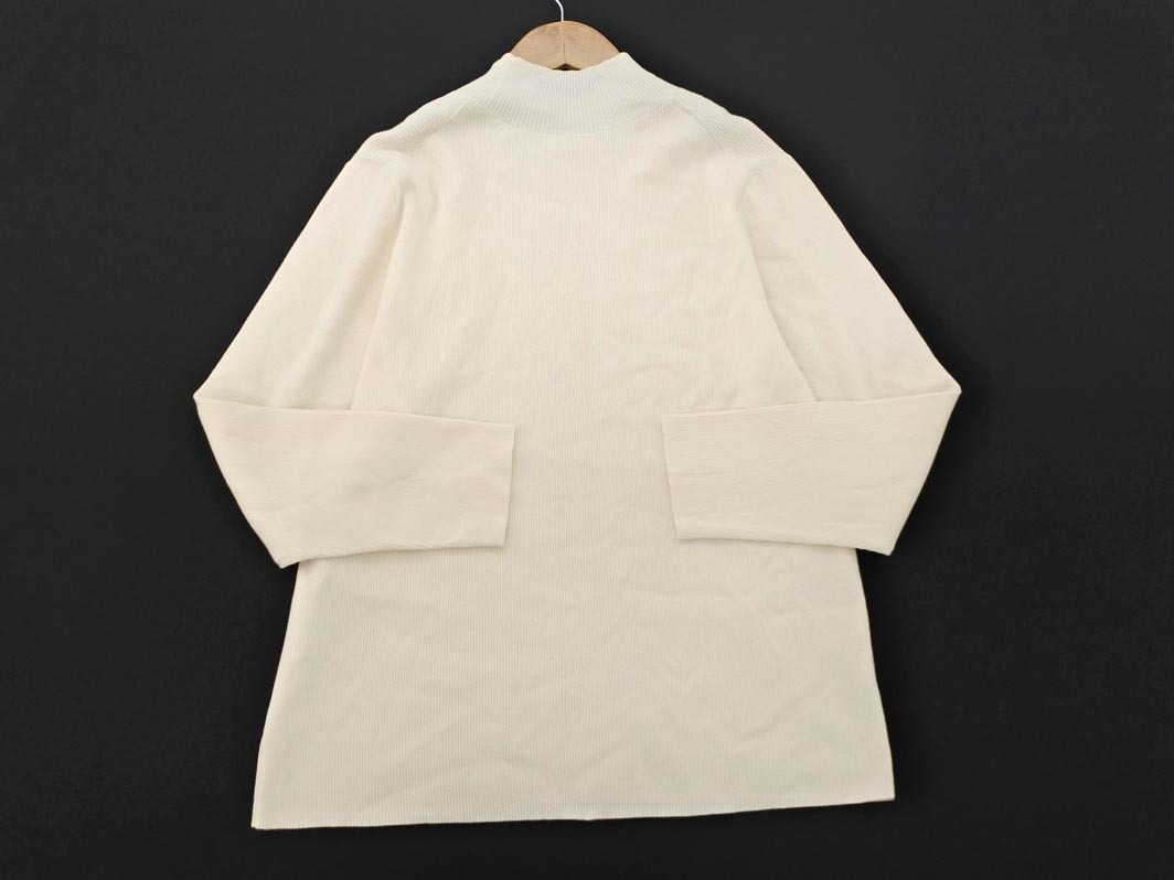 23区 大きいサイズ モックネック ニット セーター size46/オフホワイト ◇■ ☆ fkb1 レディース_画像4