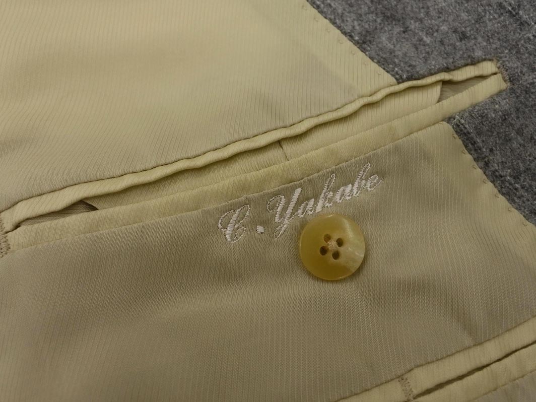 PAUL STUART paul (pole) Stuart шерсть . graph проверка tailored jacket size44L/ серый *# * fkb1 мужской 