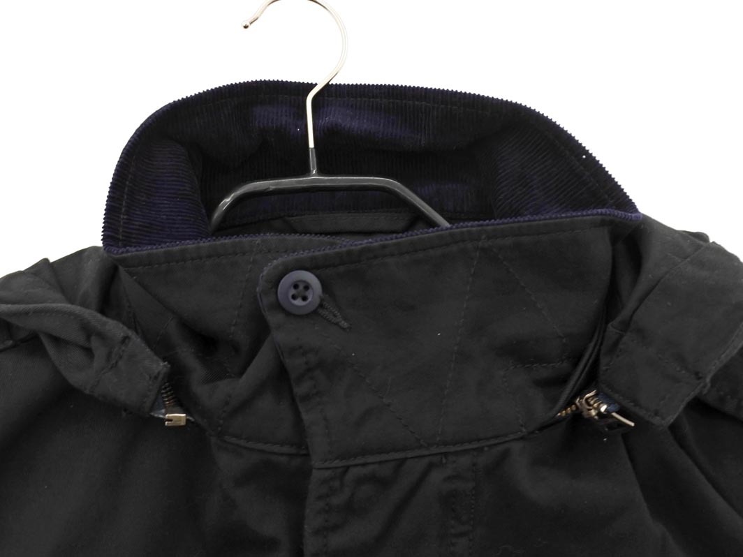 green label relaxing グリーンレーベルリラクシング ユナイテッドアローズ パーカー ジャケット sizeL/黒 ◇■ ☆ fkb1 メンズ_画像4