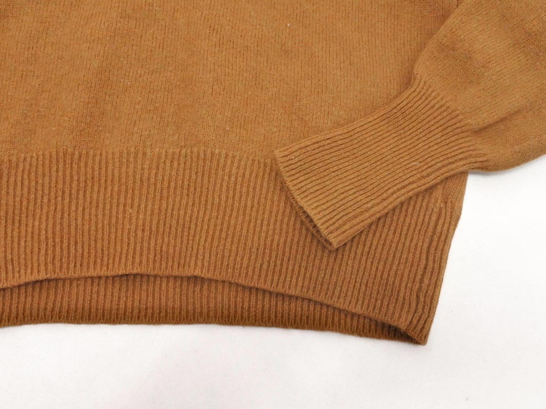 theory セオリー ウール100% タートルネック ニット セーター sizeS/茶 ◇■ ☆ fkb2 レディース_画像2