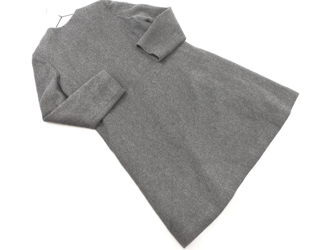 ROPE ロペ ウール混 ノーカラー コート size36/グレー ◇■ ☆ fkb2 レディース_画像6