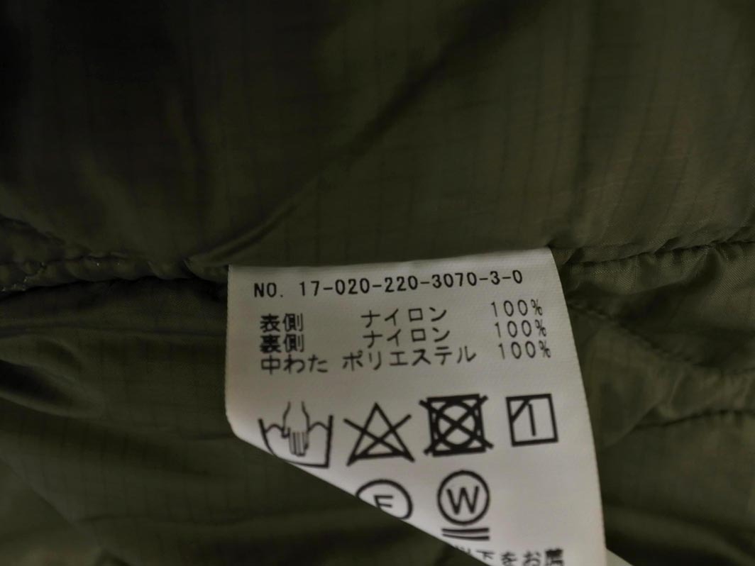 FRAME WORK フレームワーク キルティング ジャケット size36/カーキ ◇■ ☆ fkb2 レディース_画像6