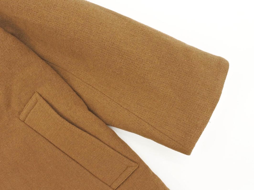 新品 MOUSSY マウジー ウール混 2WAY フード付 ロング コート size1/キャメル ◇■ ☆ fkb2 レディース_画像3