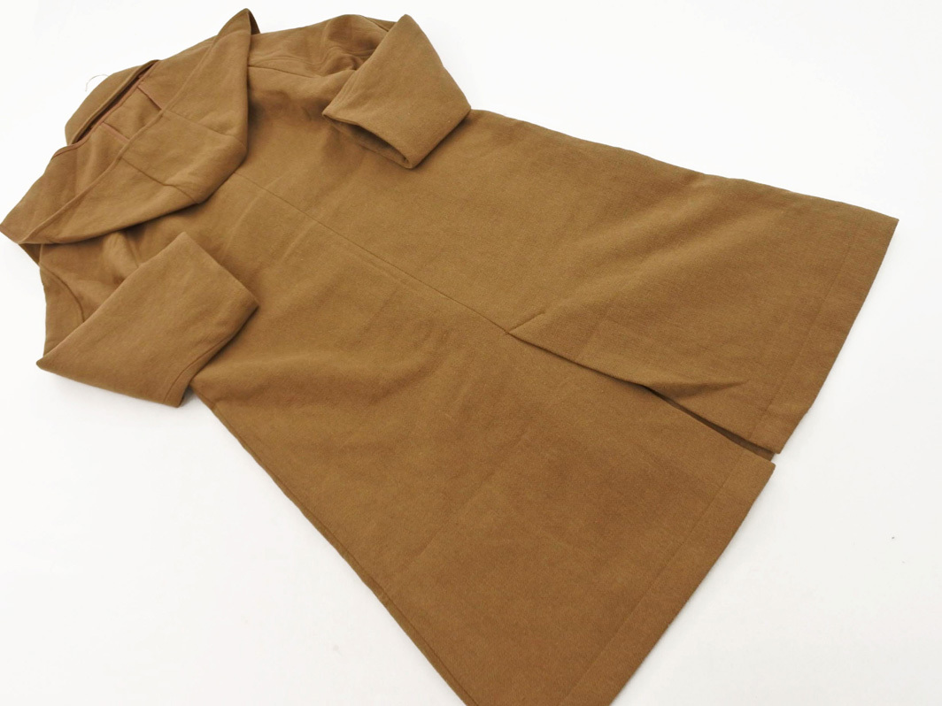 新品 MOUSSY マウジー ウール混 2WAY フード付 ロング コート size1/キャメル ◇■ ☆ fkb2 レディース_画像6