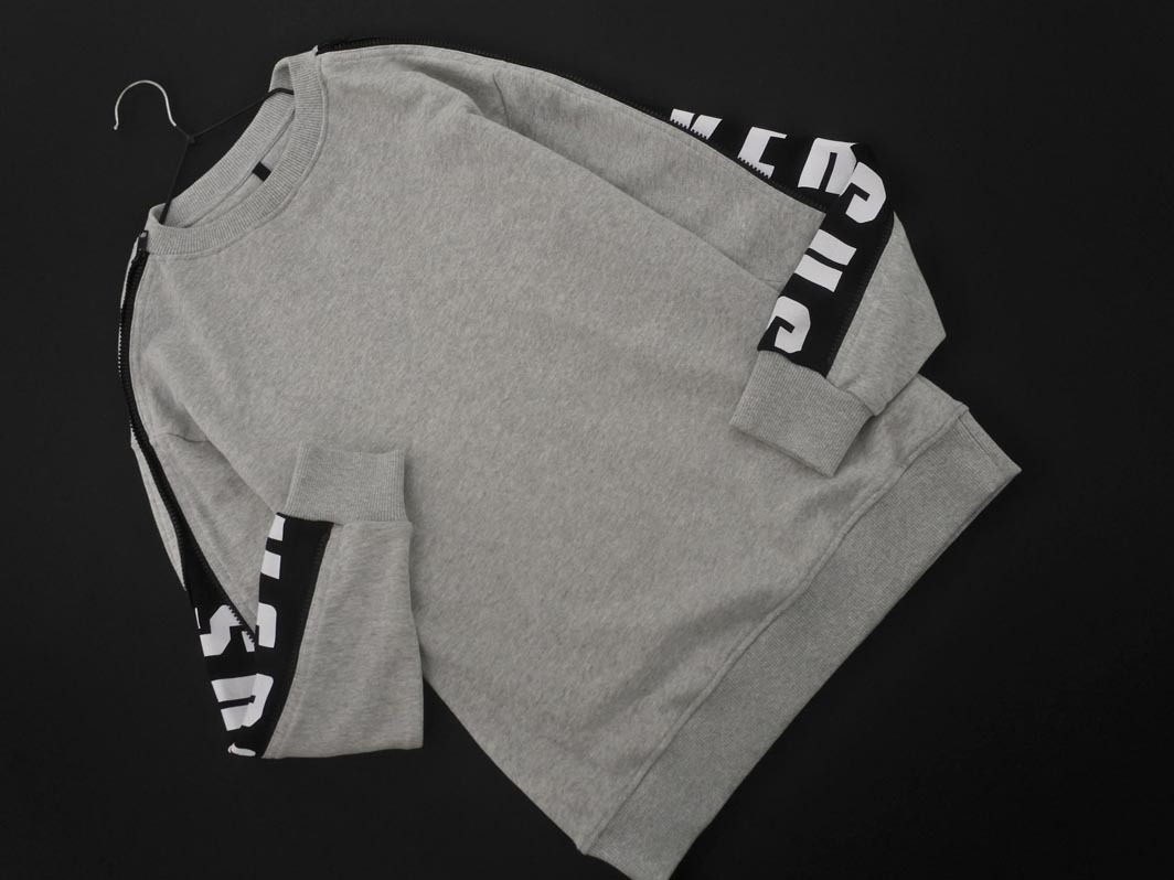 VERSUS VERSACE ヴェルサスヴェルサーチ ジップ トレーナー スウェット sizeXXS/グレー ◇■ ☆ fjc0 レディース_画像1