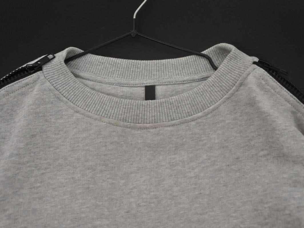 VERSUS VERSACE ヴェルサスヴェルサーチ ジップ トレーナー スウェット sizeXXS/グレー ◇■ ☆ fjc0 レディース_画像2