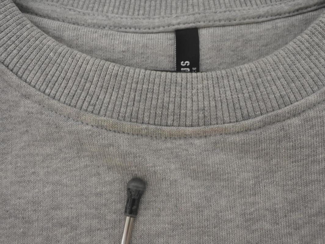 VERSUS VERSACE ヴェルサスヴェルサーチ ジップ トレーナー スウェット sizeXXS/グレー ◇■ ☆ fjc0 レディース_画像7