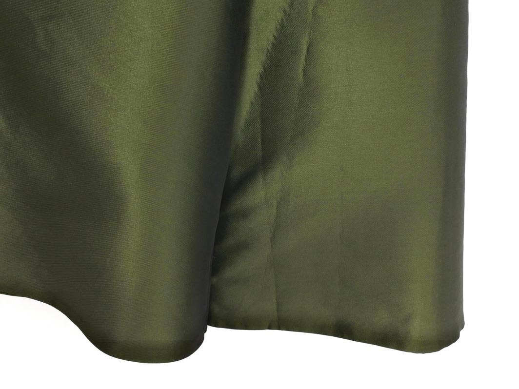 LANVIN ランバン シルク混 Aライン 台形 スカート size36/カーキ ◇■ ☆ fkb4 レディース_画像2