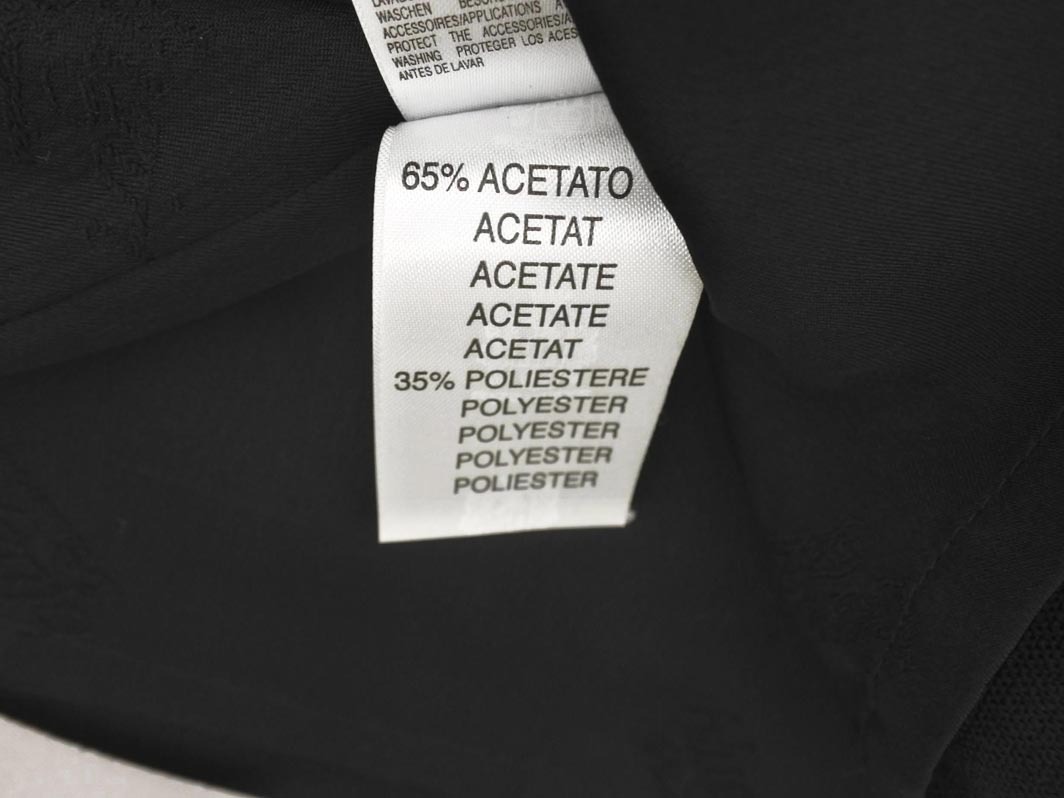 Blugirl Blumarine ブルーガールブルマリン ウール混 ビジュー スカート size38/黒 ◇■ ☆ fkb4 レディース_画像6