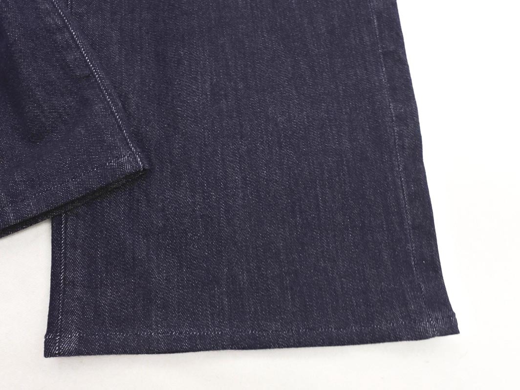 自由区 BLUE ワイド デニムパンツ size38/濃紺 ■■ ☆ fkb4 レディース_画像2