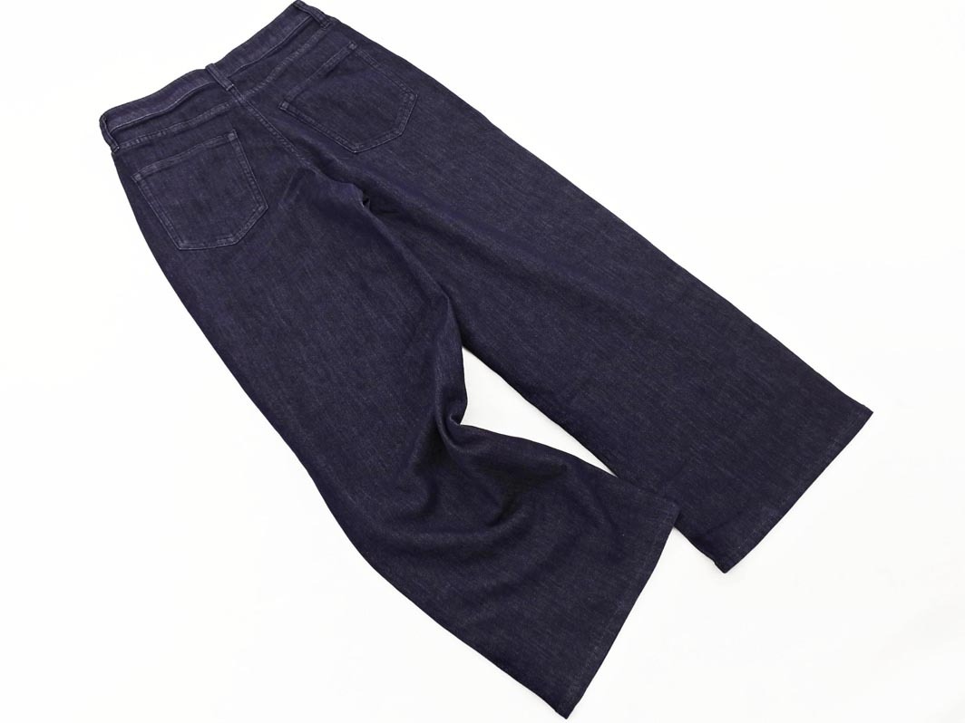 自由区 BLUE ワイド デニムパンツ size38/濃紺 ■■ ☆ fkb4 レディース_画像4
