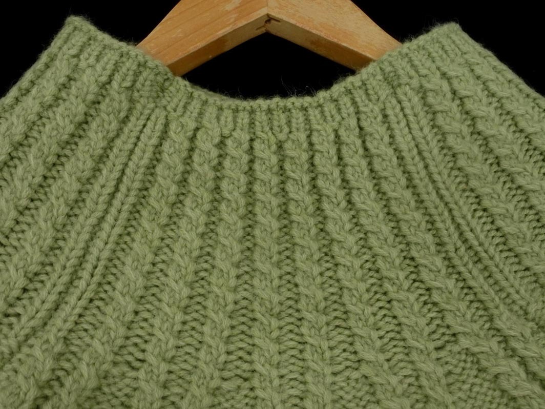 新品 Rope Picnic ロペピクニック ケーブル編み ハイネック ニット セーター size38/緑 ◇■ ☆ fkb4 レディース_画像4