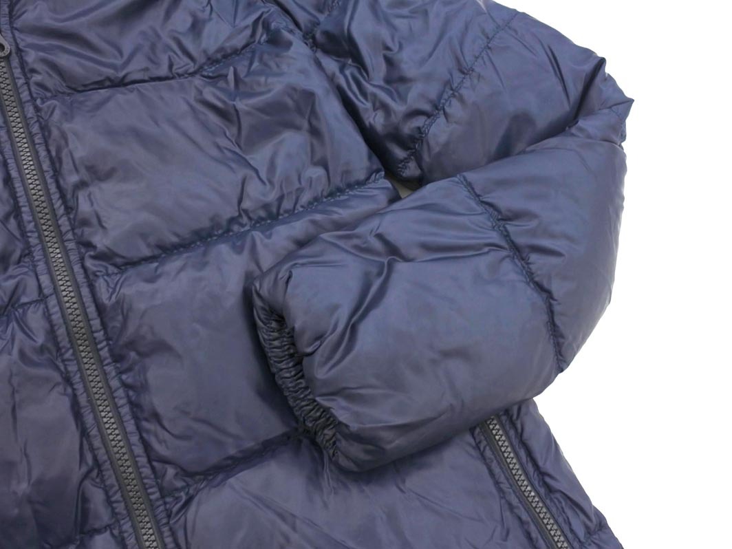 MOUSSY マウジー ナイロン フード ダウン コート size1/紺 ◆■ ☆ fkb3 レディース_画像3