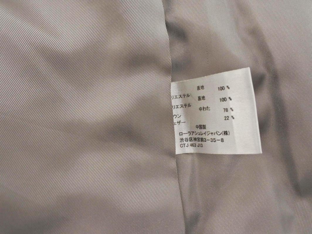 LAURA ASHLEY Laura Ashley пуховик size11/ бежевый *# * fkb3 женский 