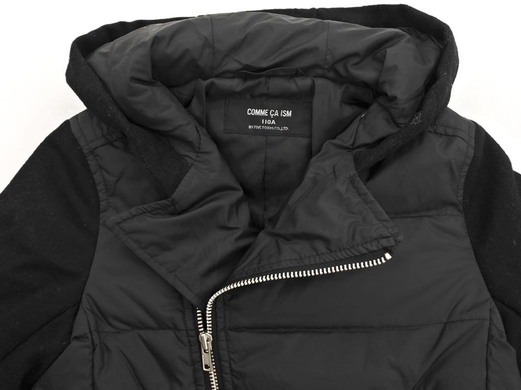 COMME CA ISM コムサイズム 切替 ダウン ジャケット size110ｃｍ/黒 ◆■ ☆ fkb3 男の子_画像4