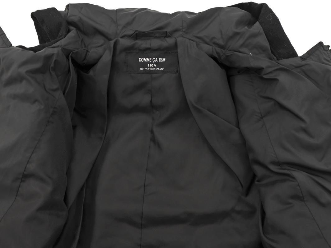 COMME CA ISM コムサイズム 切替 ダウン ジャケット size110ｃｍ/黒 ◆■ ☆ fkb3 男の子_画像5