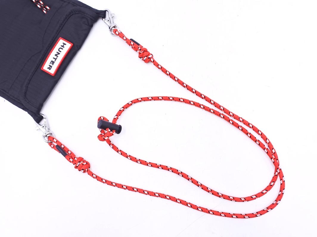 ネコポスOK HUNTER ハンター サコッシュ ショルダー バッグ 黒 ■■ ☆ fkb4 レディース_画像5