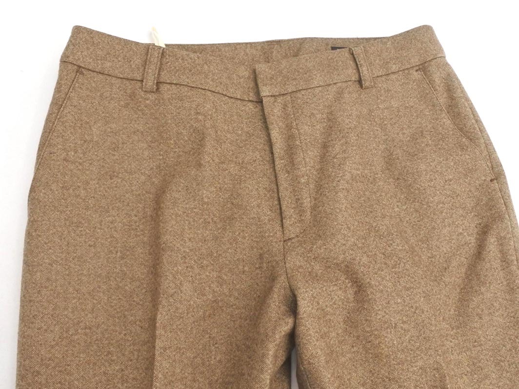 23区 ウール100% フレア パンツ size36/茶 ◇■ ☆ fkb3 レディース_画像2