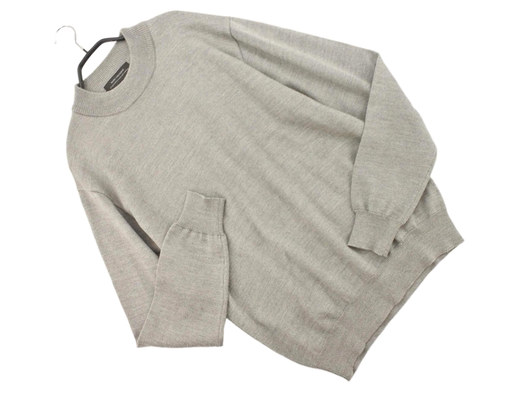 nano universe ナノユニバース ウール混 ニット セーター sizeM/グレー ◇■ ☆ fkb3 メンズ_画像1
