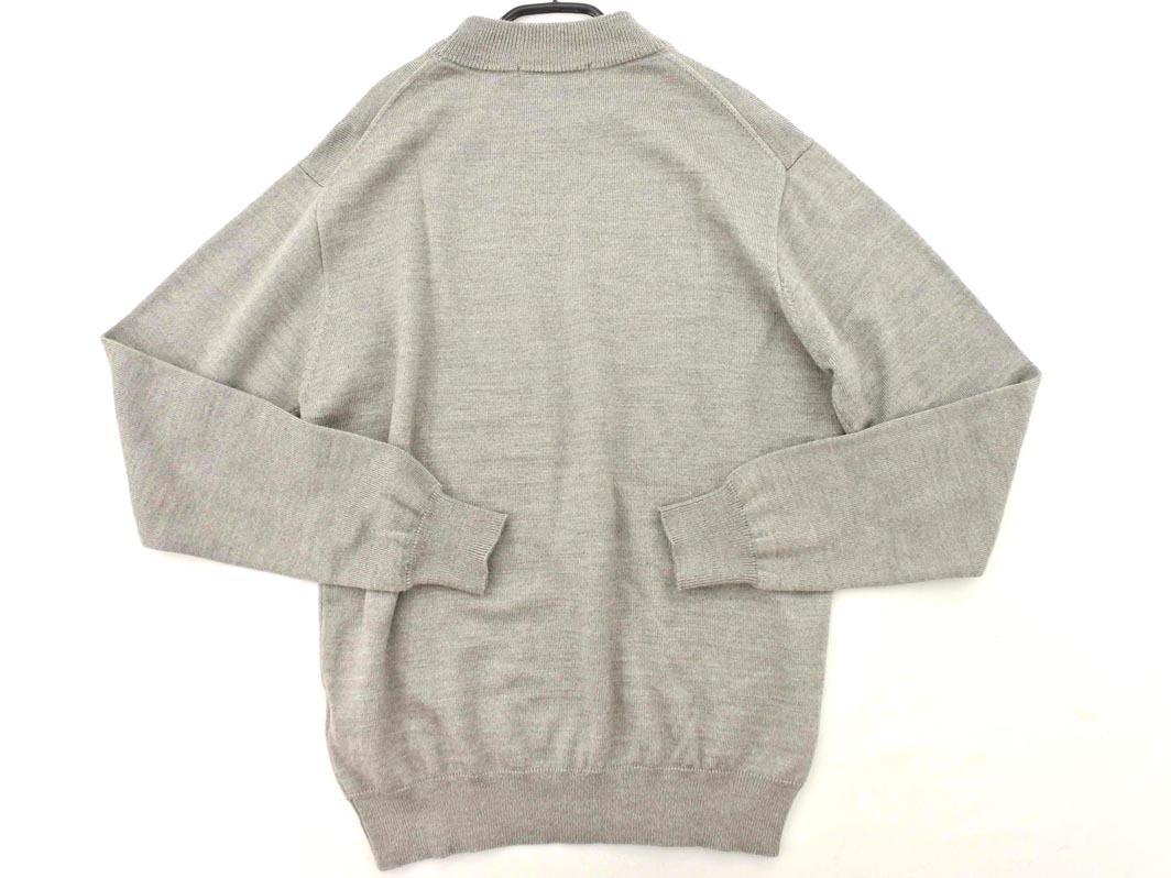 nano universe ナノユニバース ウール混 ニット セーター sizeM/グレー ◇■ ☆ fkb3 メンズ_画像5