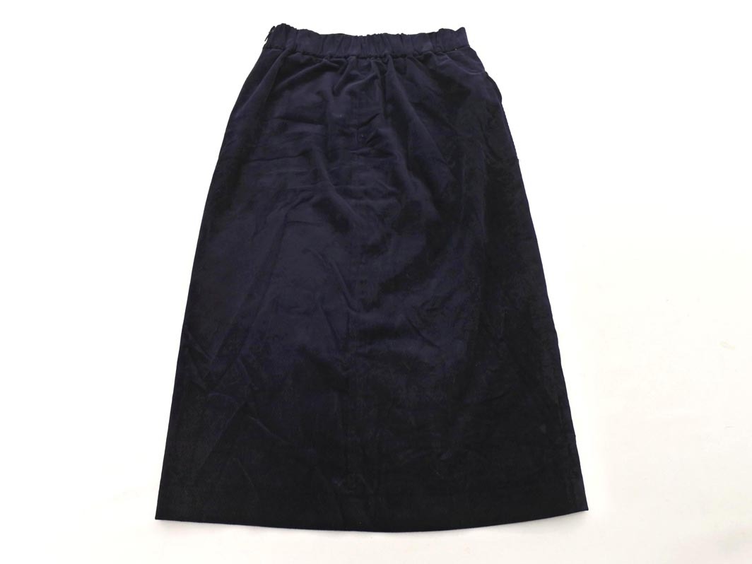 SONO ソーノ コーデュロイ スリット ロング スカート size1/紺 ◇■ ☆ fkb4 レディース_画像6