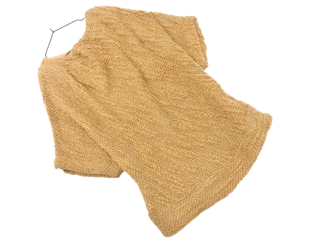 VIVIENNE TAM Vivienne Tam шерсть . лодка шея do Ла Манш вязаный свитер size0/ чай *# * fkb3 женский 