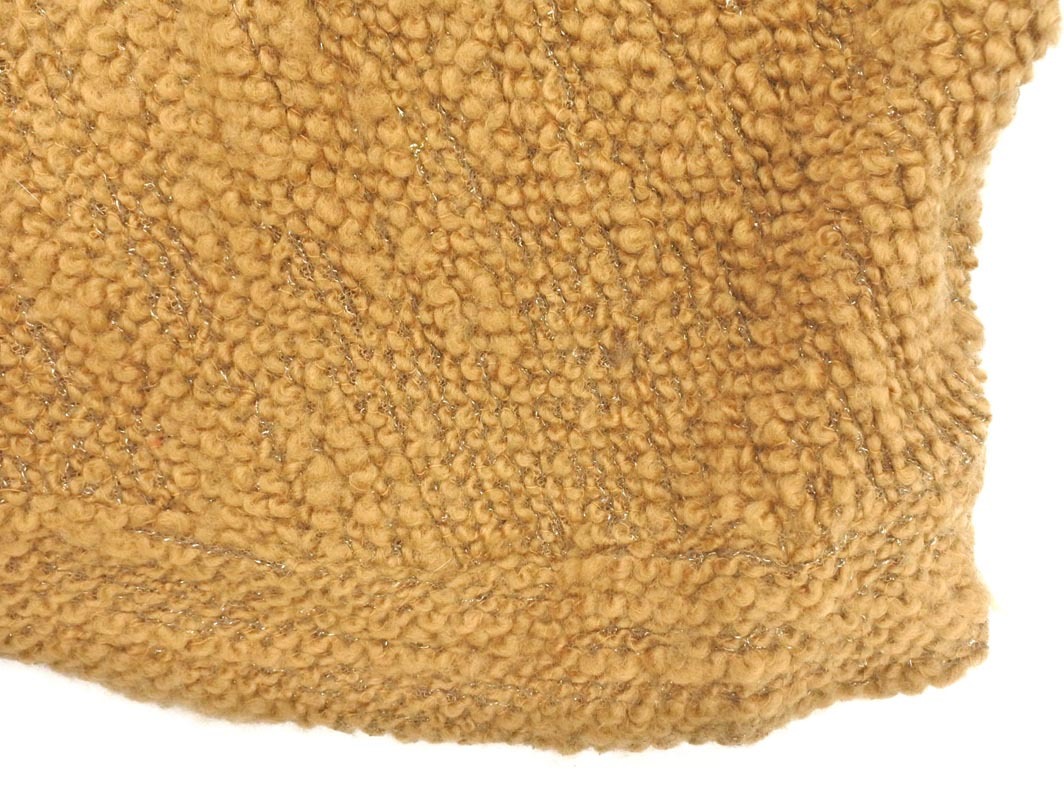 VIVIENNE TAM Vivienne Tam шерсть . лодка шея do Ла Манш вязаный свитер size0/ чай *# * fkb3 женский 