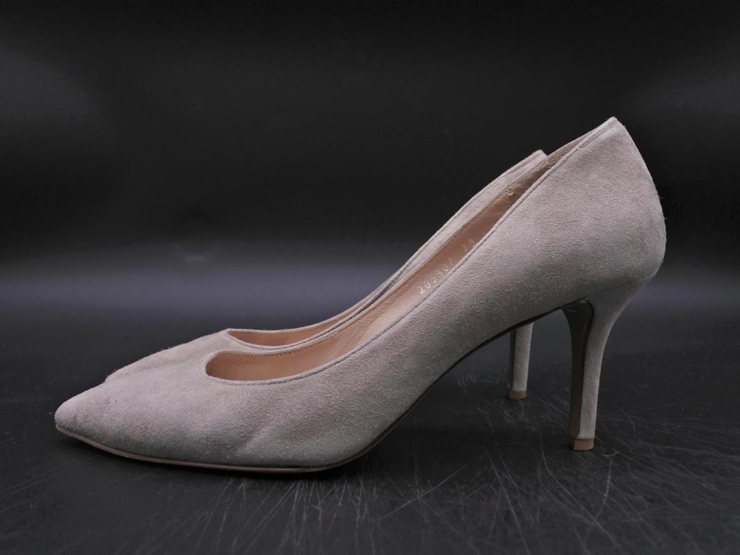 銀座かねまつ アクアベル 防水 パンプス size24cm/ベージュ ■■ ☆ fkb3 レディース_画像2