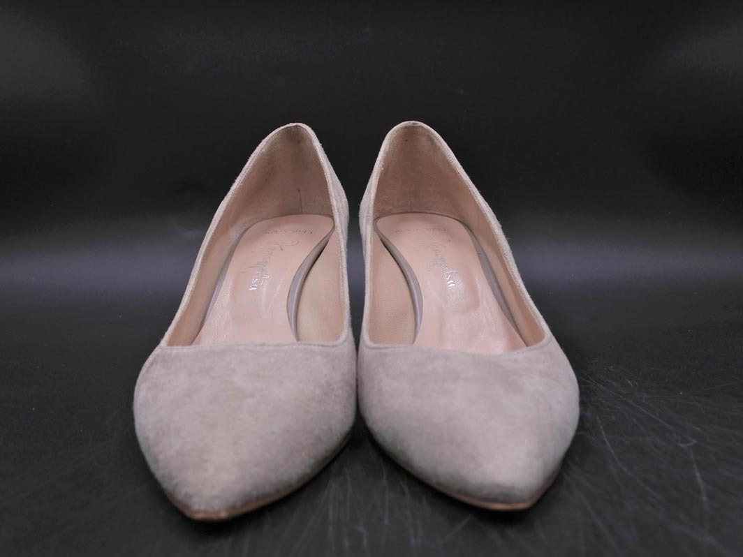 銀座かねまつ アクアベル 防水 パンプス size24cm/ベージュ ■■ ☆ fkb3 レディース_画像3