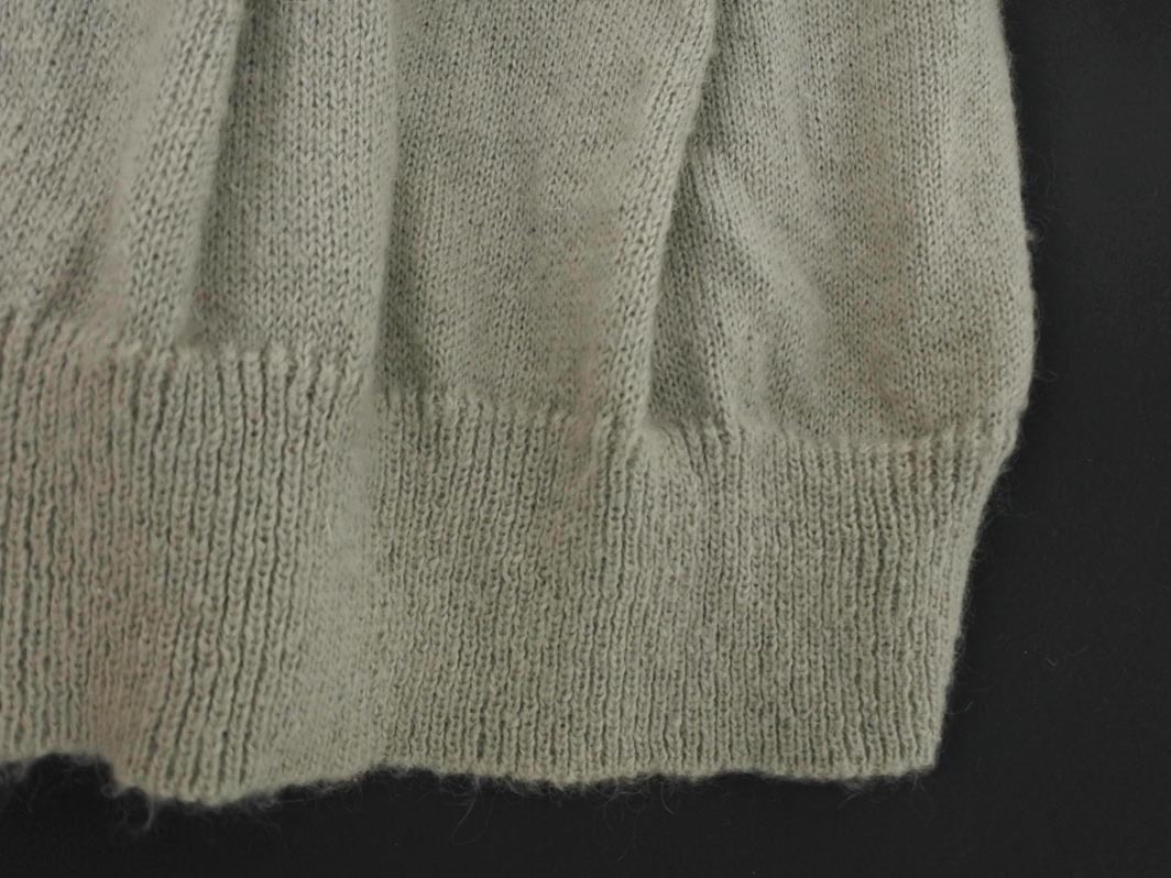 PATRIZIA PEPE パトリッツィアペペ ウール100% ニット 切替 コート size42/グレー ◇■ ☆ fkb4 レディース_画像2