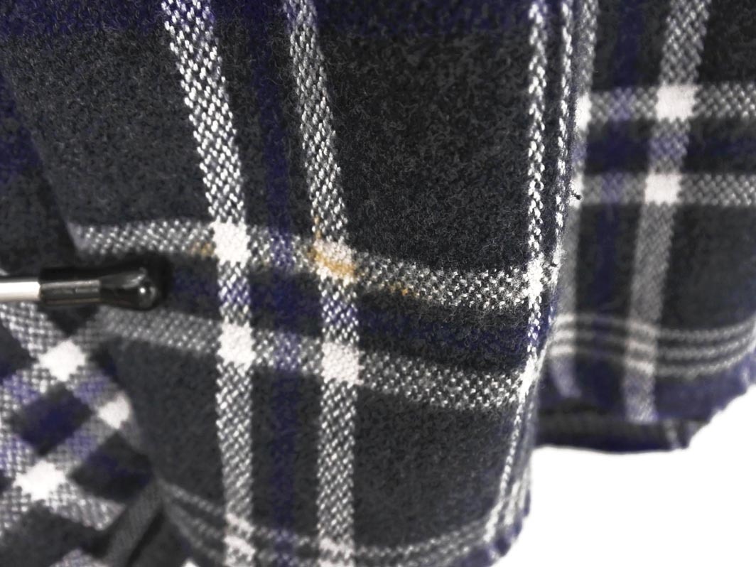 Chez toi シェトワ チェック フレア スカート sizeF/グレーx紺 ◇■ ☆ fkb3 レディース_画像4