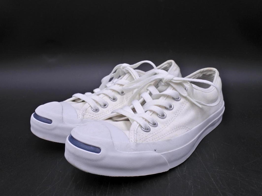 CONVERSE コンバース 1R193 ジャックパーセル キャンバス ローカット スニーカー size23.5/白 ■■ ☆ fkb3 レディース_画像1