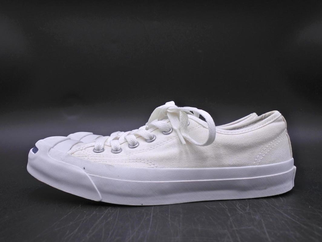 CONVERSE コンバース 1R193 ジャックパーセル キャンバス ローカット スニーカー size23.5/白 ■■ ☆ fkb3 レディース_画像2