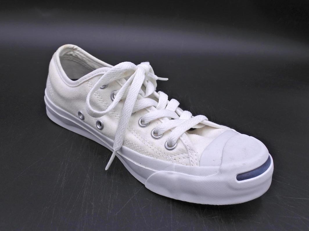 CONVERSE コンバース 1R193 ジャックパーセル キャンバス ローカット スニーカー size23.5/白 ■■ ☆ fkb3 レディース_画像5