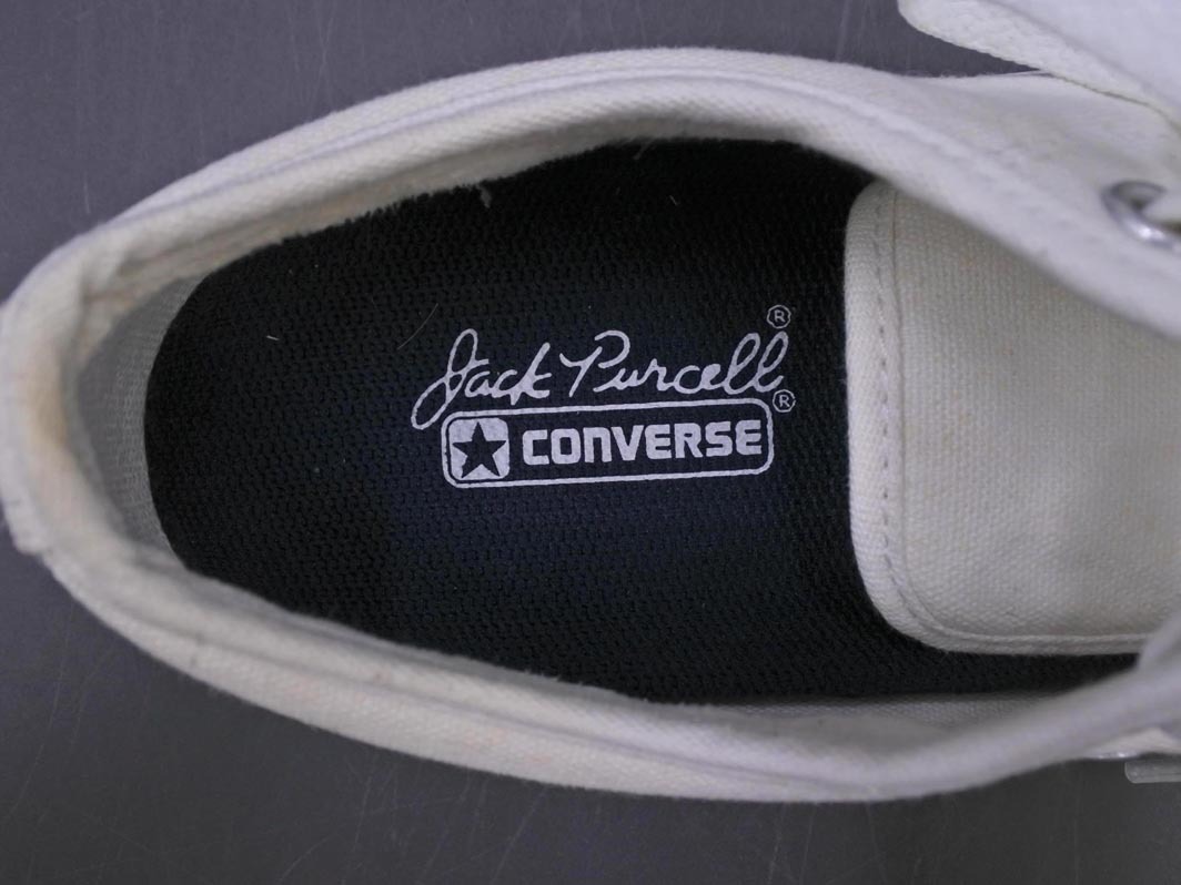 CONVERSE コンバース 1R193 ジャックパーセル キャンバス ローカット スニーカー size23.5/白 ■■ ☆ fkb3 レディース_画像7