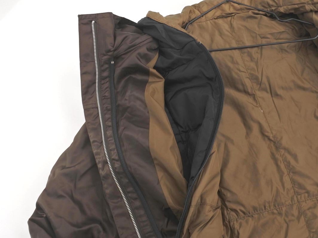 COMME CA ISM コムサイズム ダウンライナー付き フーディー コート sizeF/ブラウン ◇■ ☆ fkb3 レディース_画像6