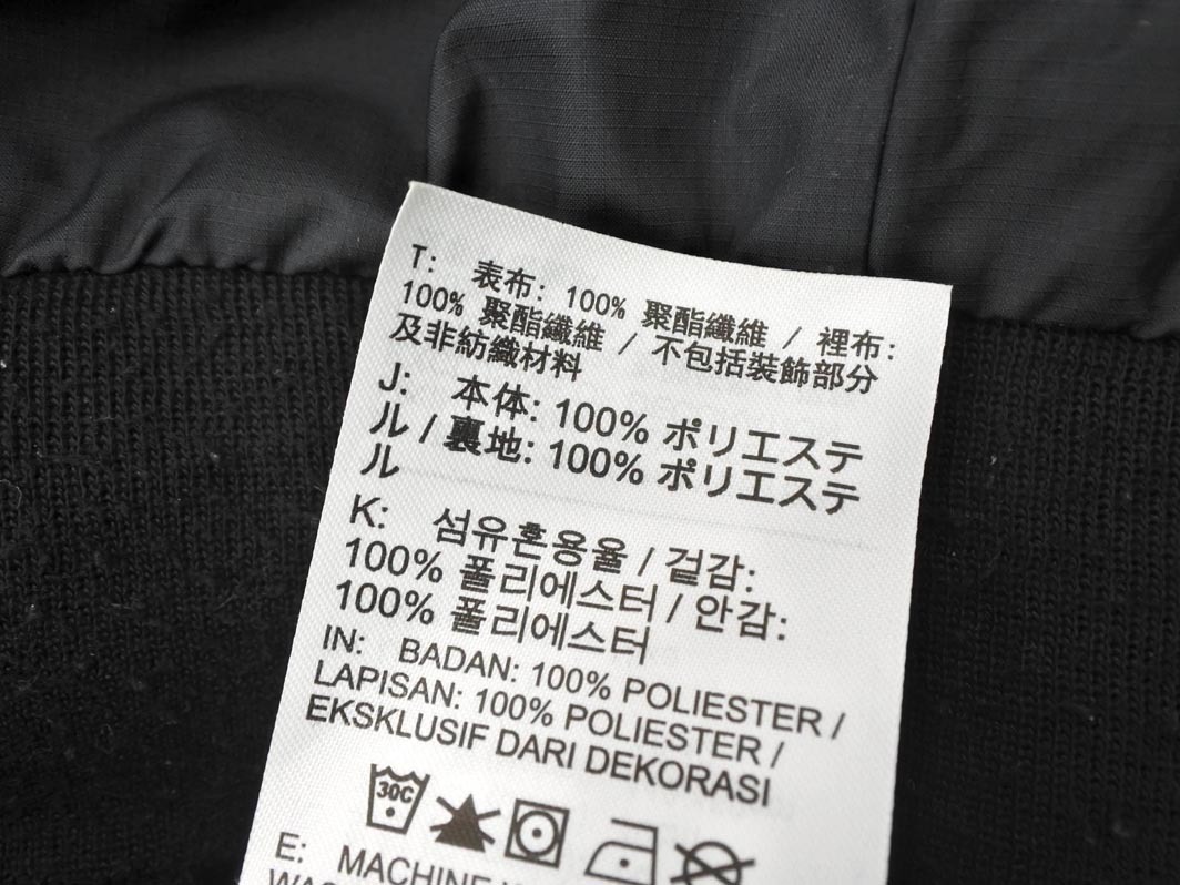 nike ナイキ フーディー ロゴ プリント ジャケット sizeM 140 150/黒 ◇■ ☆ fkb7 男の子_画像7