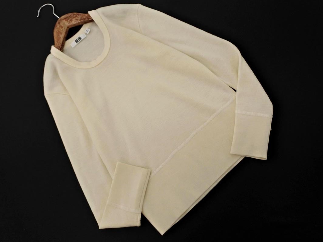 Uniqlo U ユニクロ ユー ルメール ウール混 ニット セーター sizeM/アイボリー ◇■ ☆ fkb7 レディース_画像1