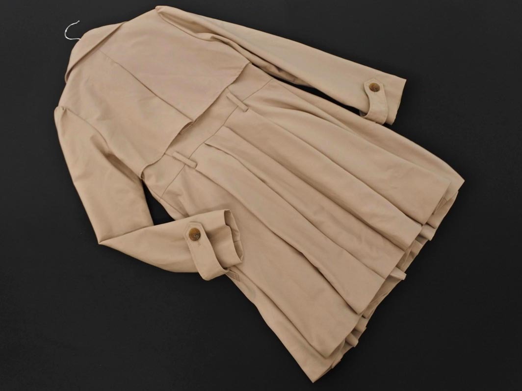 dazzlin ダズリン フレア トレンチ コート sizeS/ベージュ ◇■ ☆ fkb7 レディース_画像5