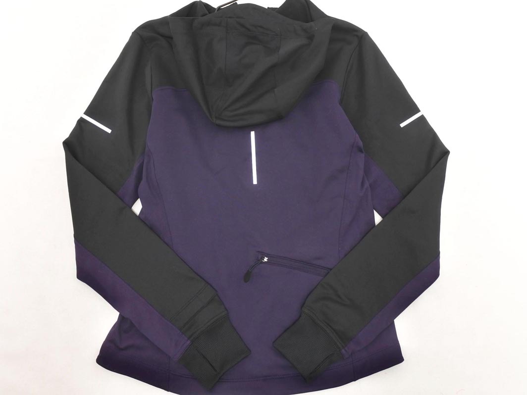 NIKE ナイキ ランニング ジップアップ パーカー sizeS/黒x紫 ■■ ☆ fkb7 レディース_画像4