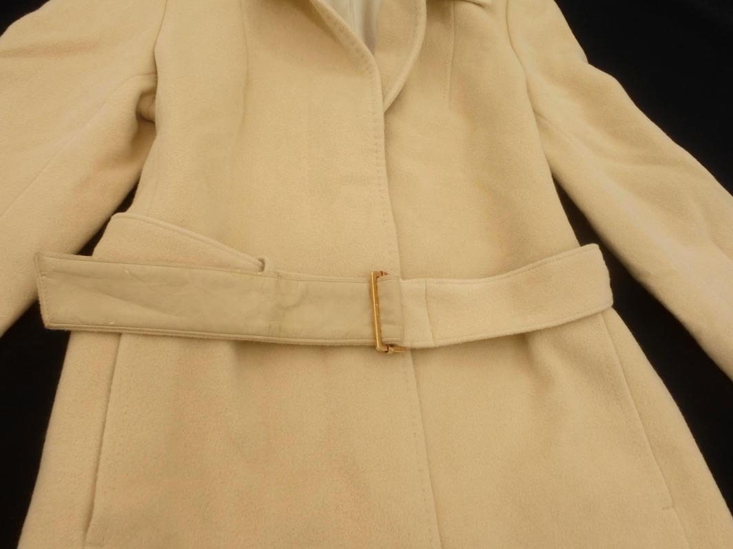 ef-de エフデ アンゴラ混 ステンカラー コート size9/ベージュ ◇■ ☆ fkb7 レディース_画像5