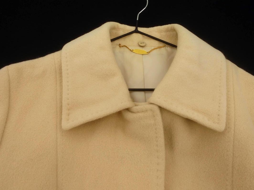 ef-de エフデ アンゴラ混 ステンカラー コート size9/ベージュ ◇■ ☆ fkb7 レディース_画像7