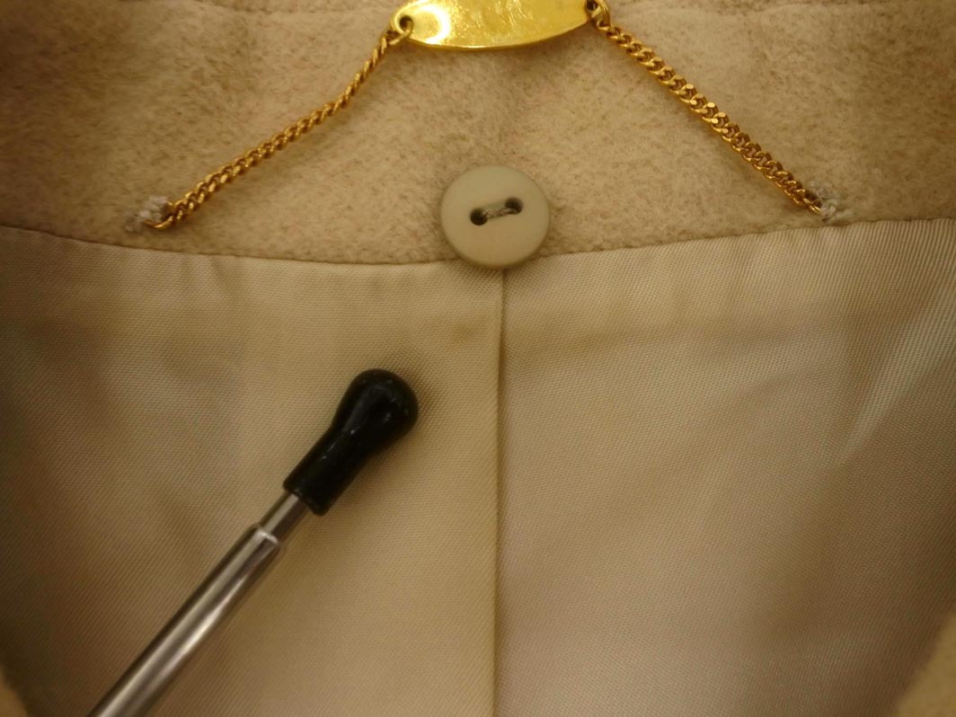 ef-de エフデ アンゴラ混 ステンカラー コート size9/ベージュ ◇■ ☆ fkb7 レディース_画像10