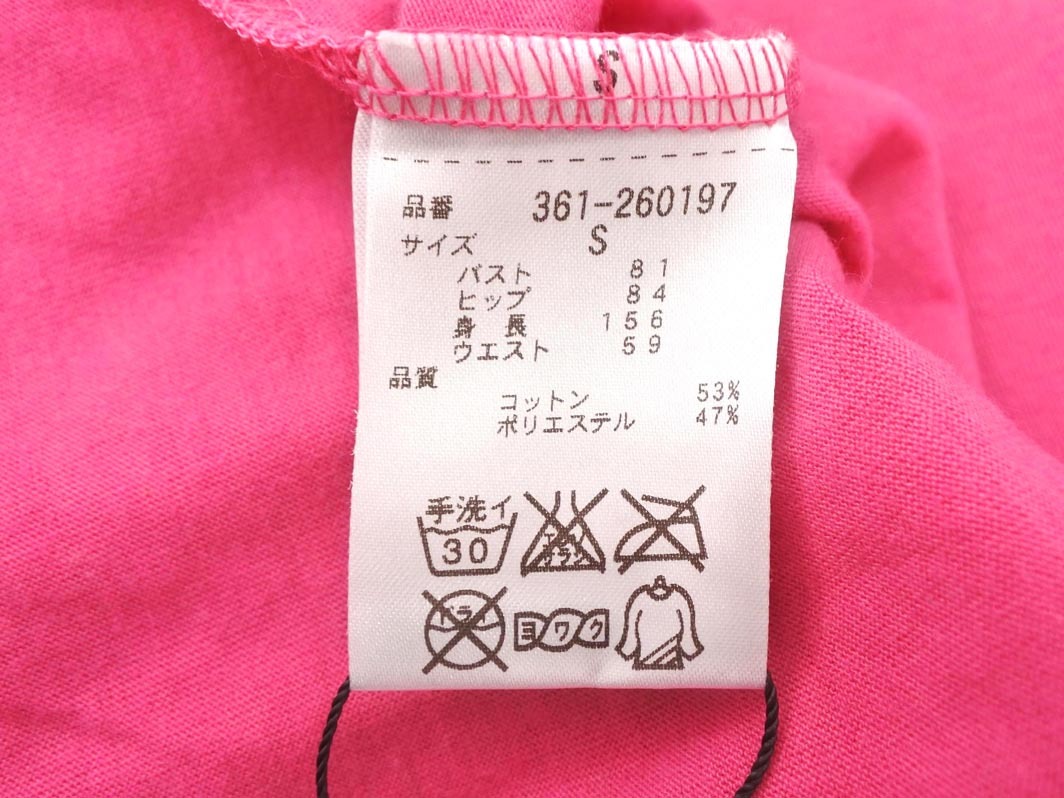 新品 Barbie バービー プリント カットソー sizeS/ピンク ◇■ ☆ fkb7 レディース_画像5