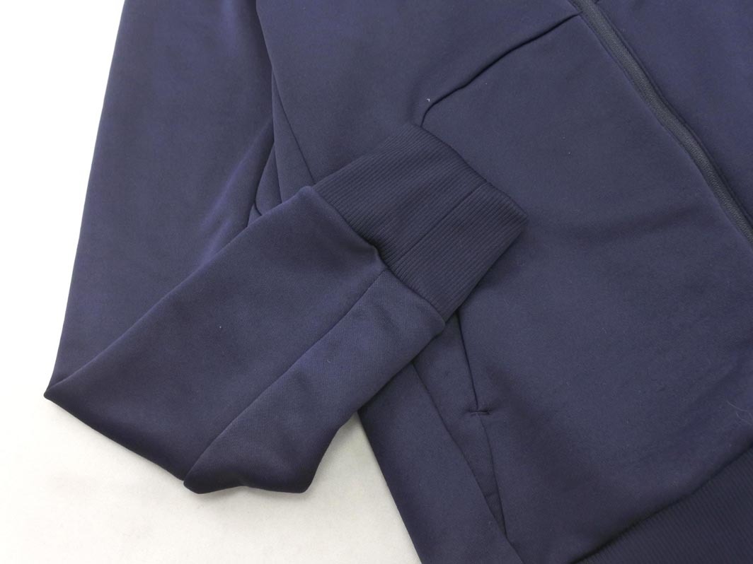 DESCENTE デサント ロゴ ジップアップ パーカー sizeM/紺 ◇■ ☆ fkb7 メンズ_画像2