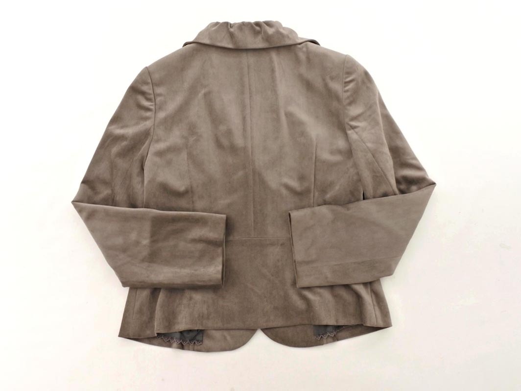 KOJI WATANABE STYLE コージワタナベスティル ベロア ジャケット size9/茶 ◇■ ☆ fkb7 レディース_画像7