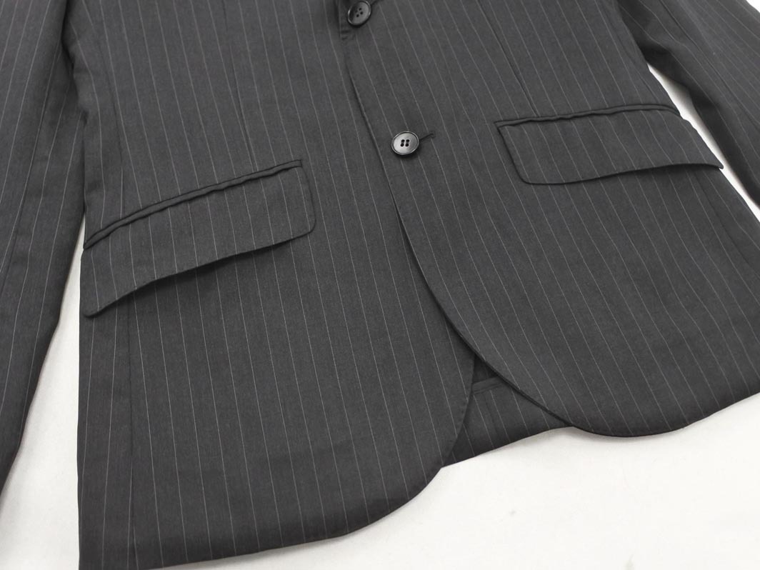 agnes b アニエスベー HOMME オム ストライプ テーラード ジャケット size44/グレー ■■ ☆ fkb7 メンズ_画像4