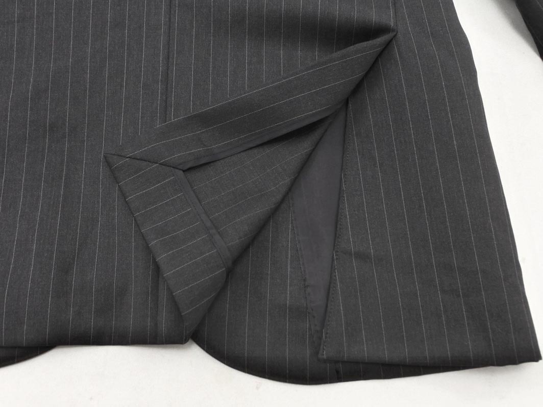 agnes b アニエスベー HOMME オム ストライプ テーラード ジャケット size44/グレー ■■ ☆ fkb7 メンズ_画像7