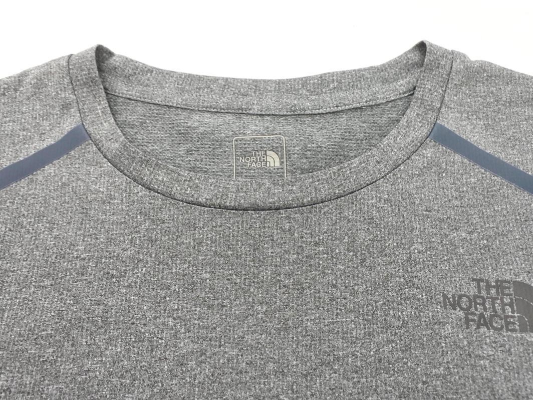 ネコポスOK THE NORTH FACE ザノースフェイス 切替 Tシャツ sizeM/グレーｘ黒 ■◆ ☆ fkb7 メンズ_画像2