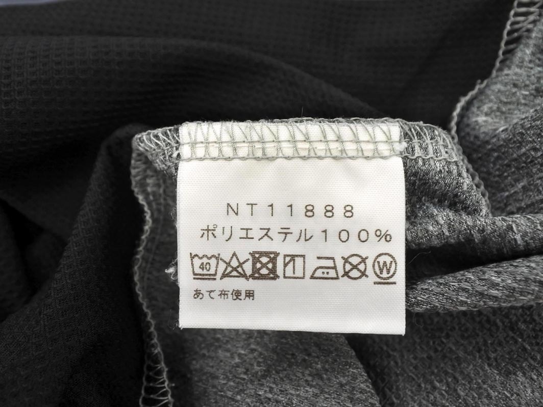 ネコポスOK THE NORTH FACE ザノースフェイス 切替 Tシャツ sizeM/グレーｘ黒 ■◆ ☆ fkb7 メンズ_画像6